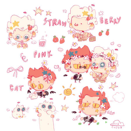 doodle page (45) + 1 additional character (11) = 56 cad